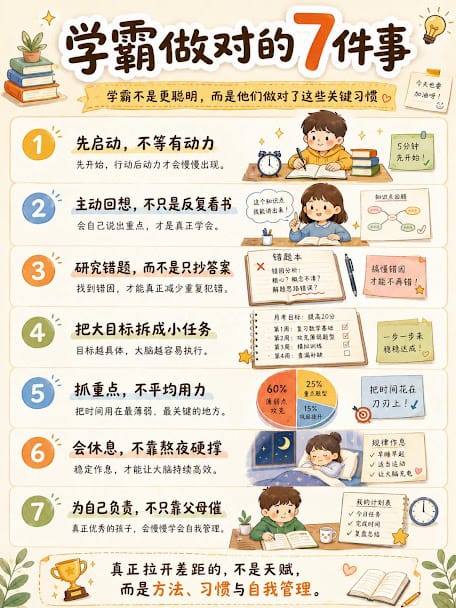 學霸做對的7件事